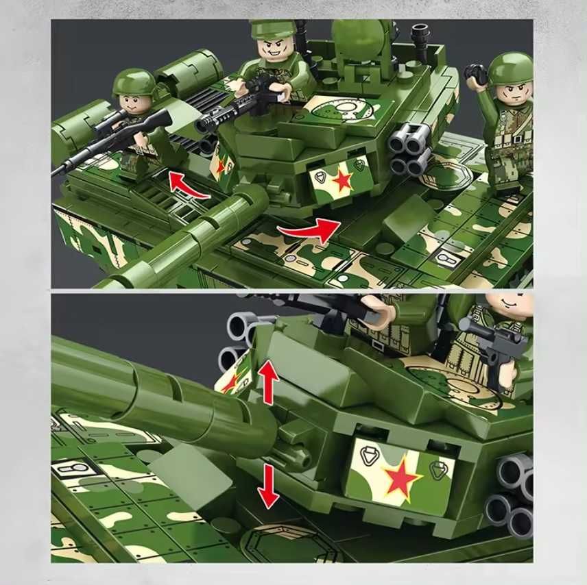 Czołg Type - 99 Prezent dla Chłopca Pudełko Klocki Kompatybilne z LEGO