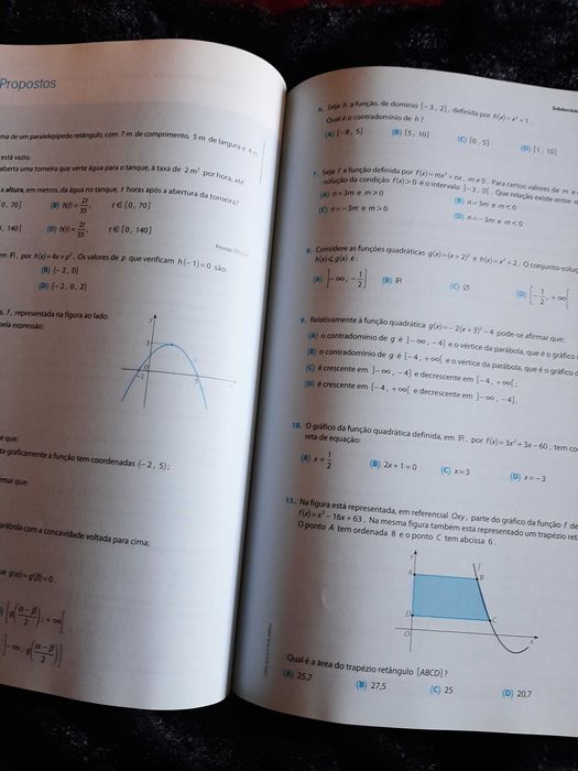 Vendo livro de preparação para o exame final de matemática A