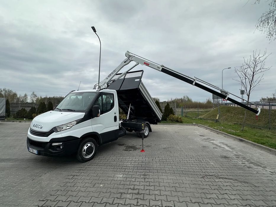 Iveco Daily 35C14 Wywrotka 3x do 3.5 tony+ HDS BONFIGLIOLI P.3500L