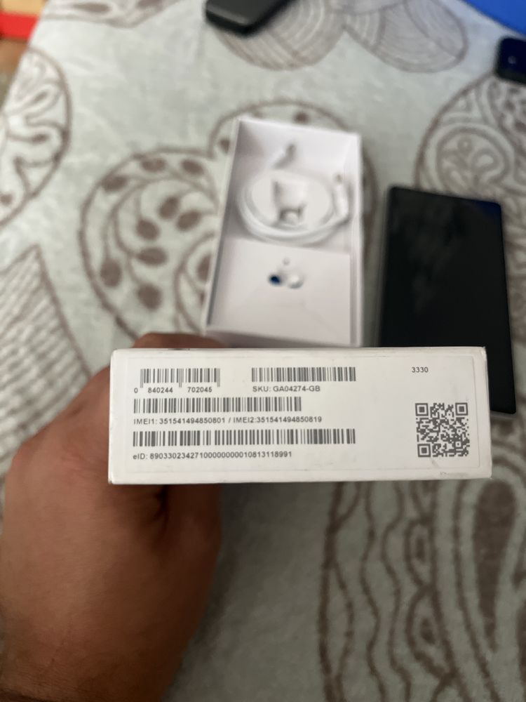 Google pixel 7a bialy komplet