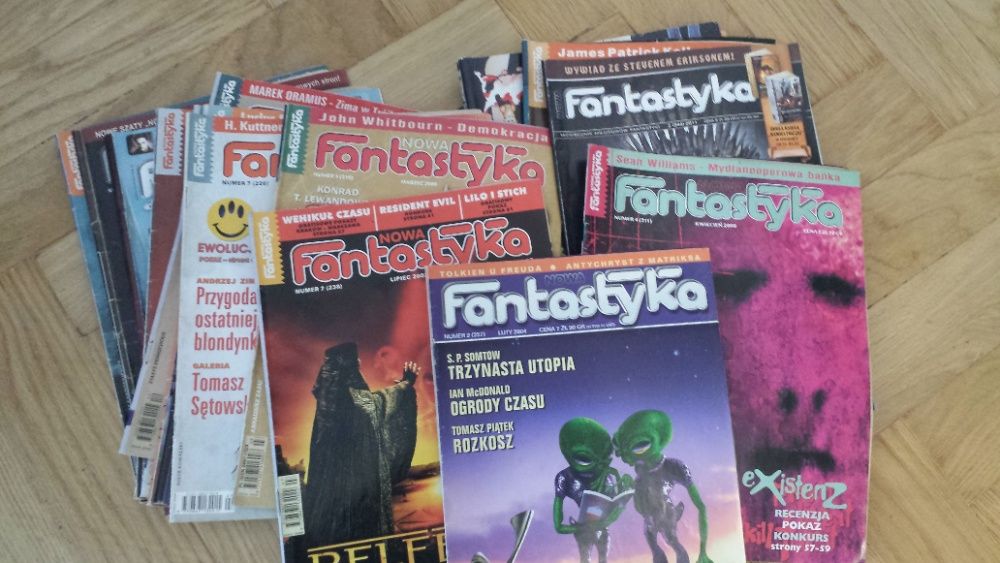 Miesięcznik Fantasyka od 1997 do 2012 zamienię na komiksy Kaczor Donal