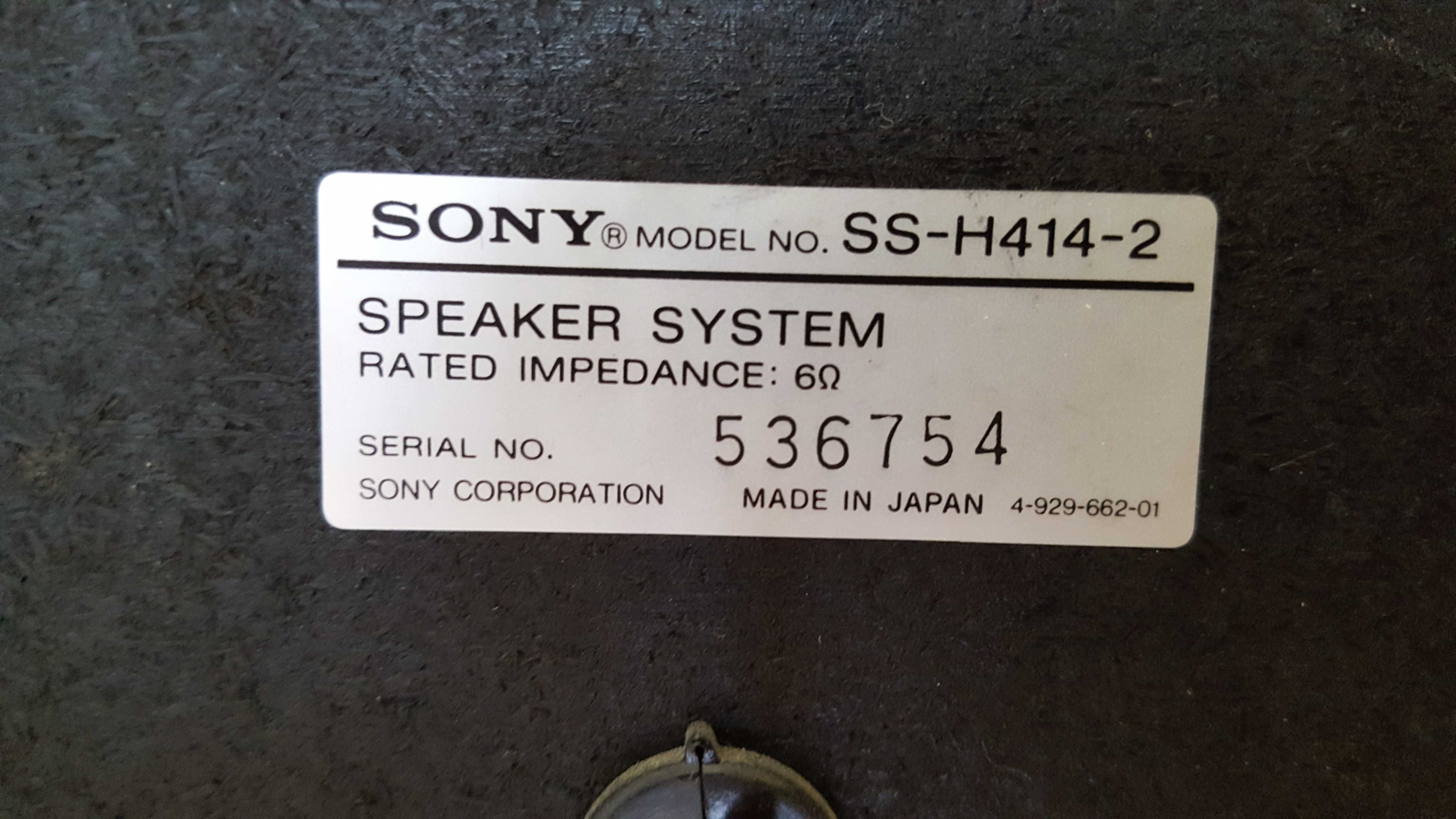 Kolumny głośnikowe SONY SS-H414-2