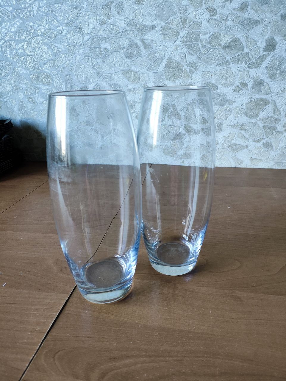 Вазы стекло, латунь (Индия), кобальт Полонное