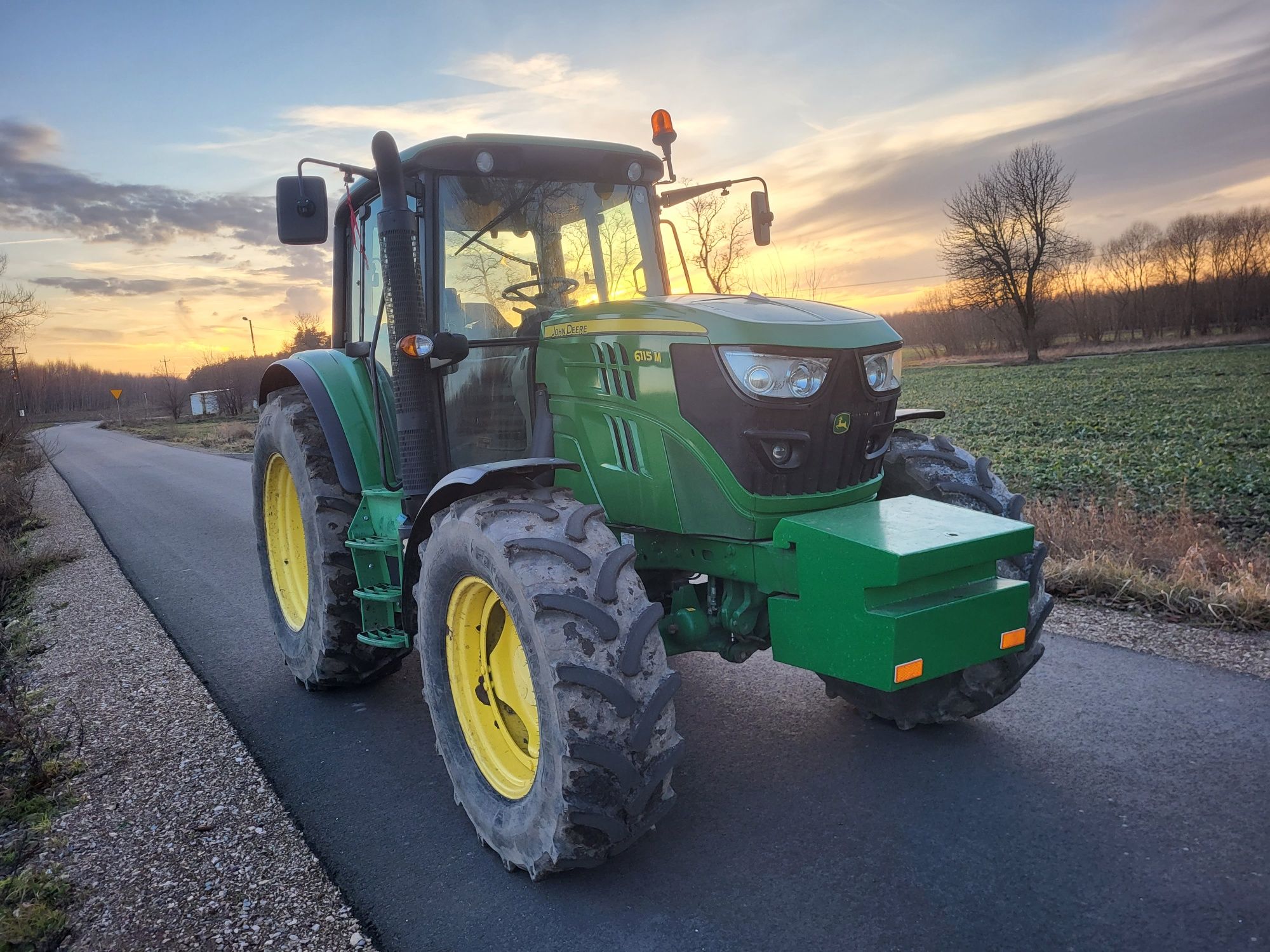 Ciągnik John Deere 6115M!! 2014 ROK!! Oryginał!! Power-Quad!! Igła!!!