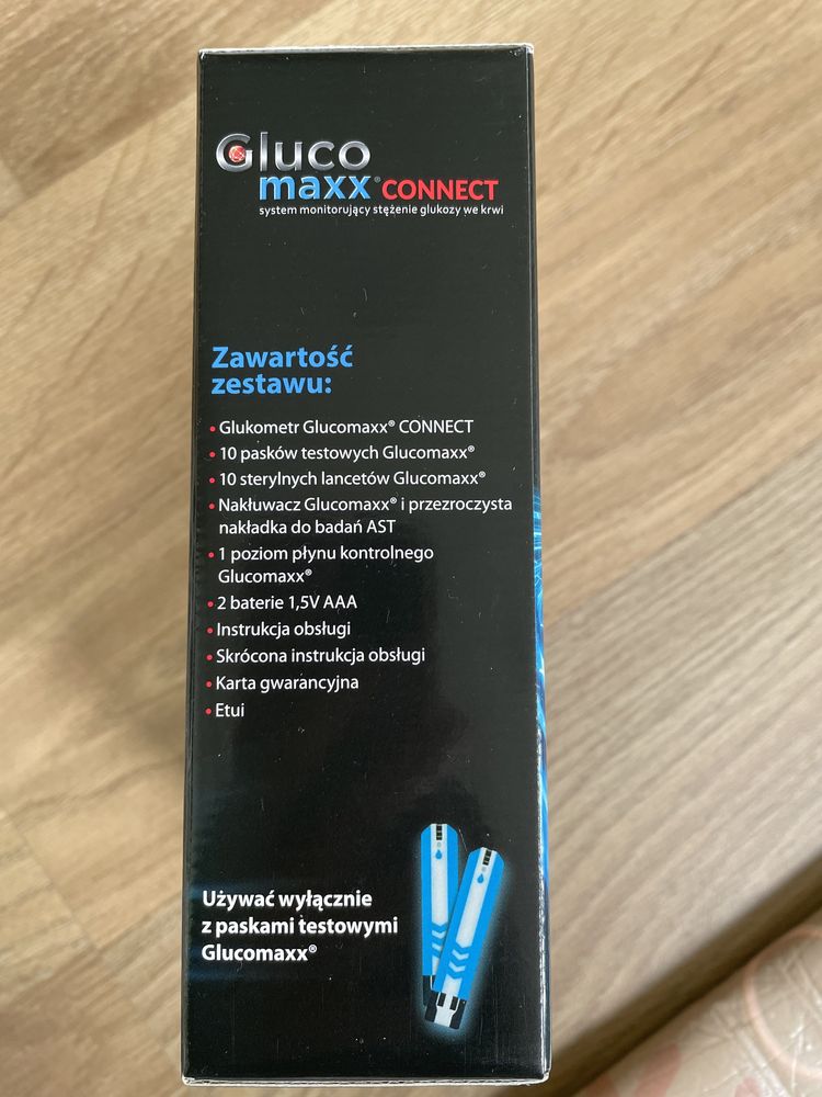 Glukometr Glucomaxx Connect nowy pudełko