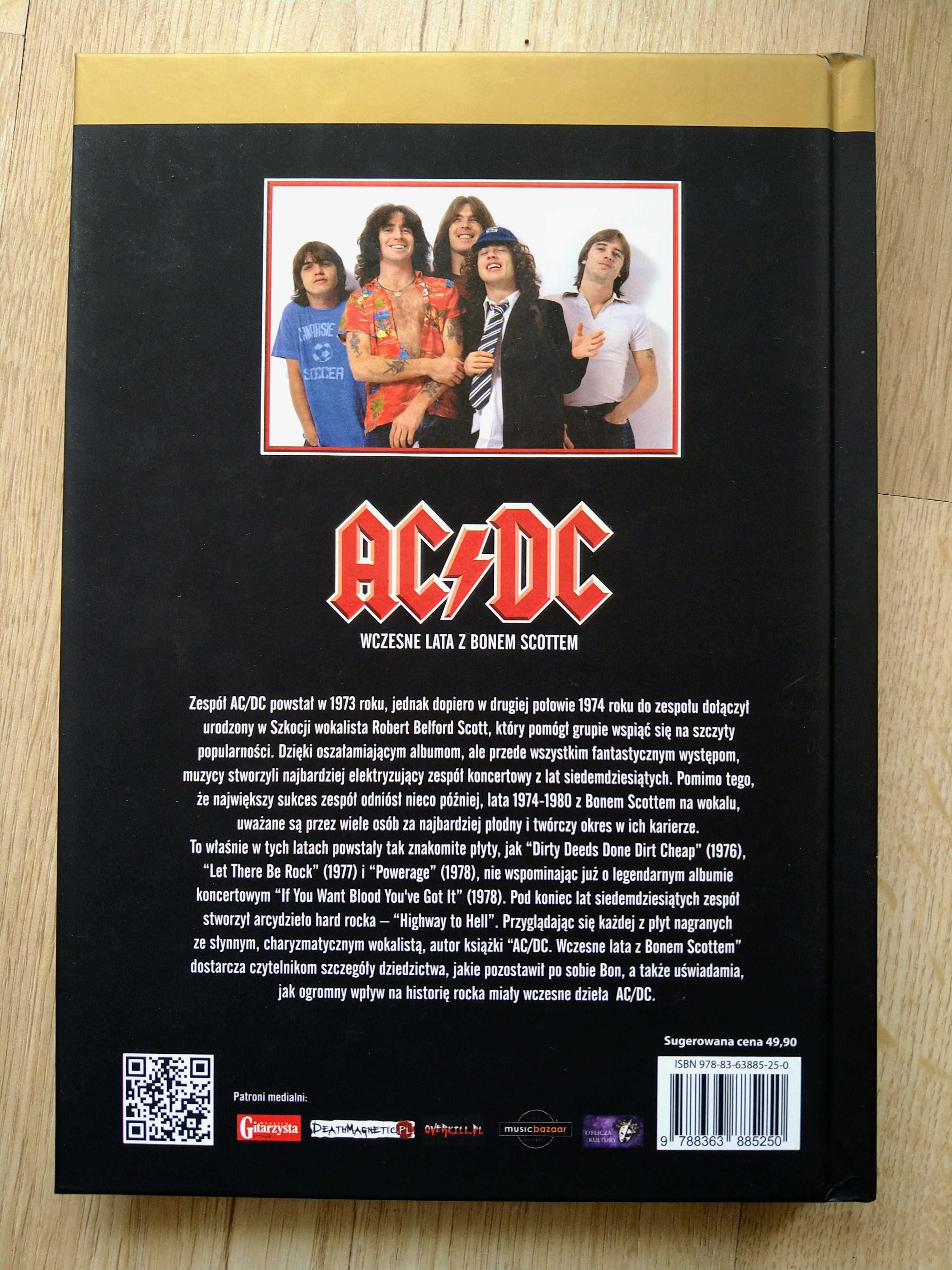 Książka AC DC Wczesne lata z Bonem Scottem - nowa