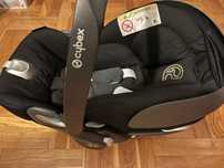 Fotelik cybex i-size plus startdust black + adaptery