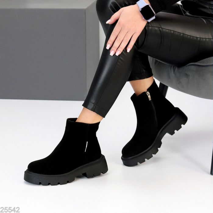 Черевики ботинки жіночі шкіряні на осінь