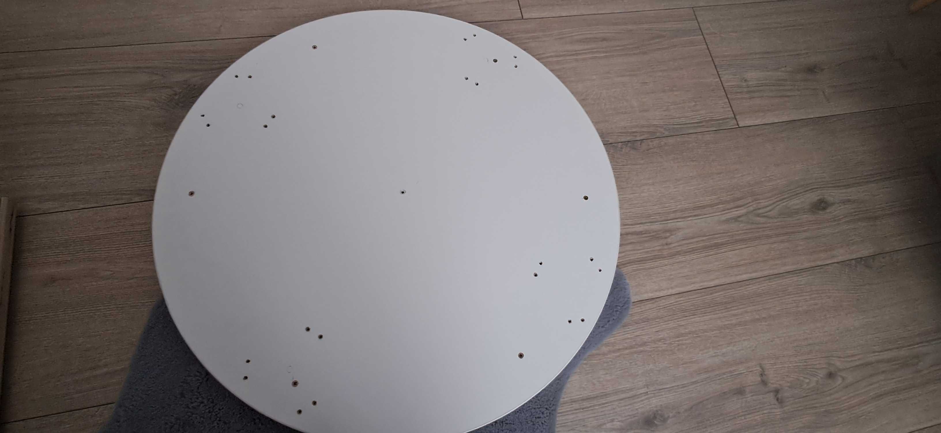 Blat laminowy biały fi 70 cm