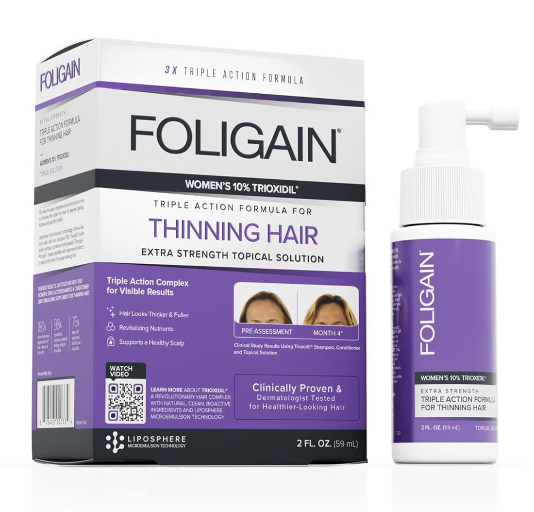 foligain lotion/płyn/kuracja przeciw wypad. włosów zwiększa objętość