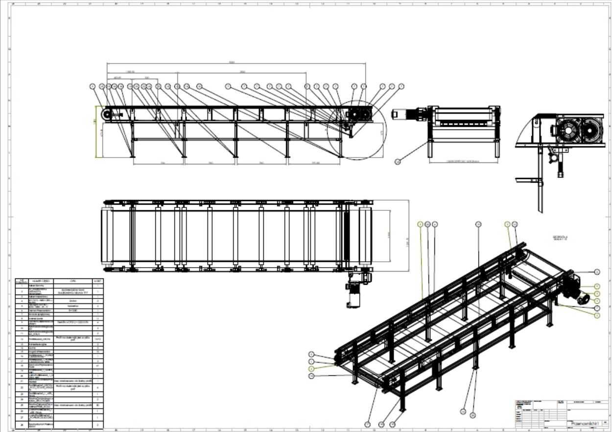 Projekty CAD Inżynieria Mechaniczna maszyny PKM przekładnie modele 3D