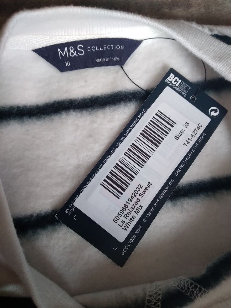 Bluza dresowa Marks & Spencer - r. 38 M