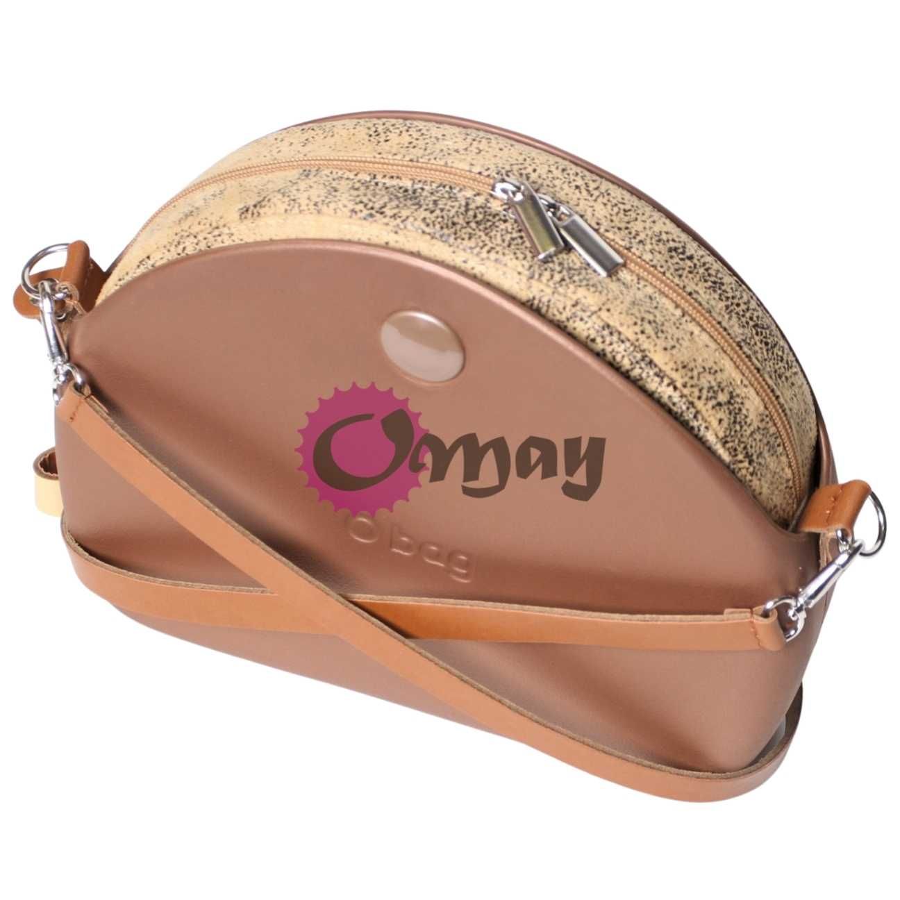 organizer elegancki OBAG MOON LIGHT biszkopt nakrapiany OMAY