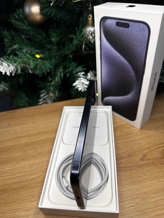 iPhone Blue Titanium[15 Pro Max/256GB] — оригінал із Німеччини