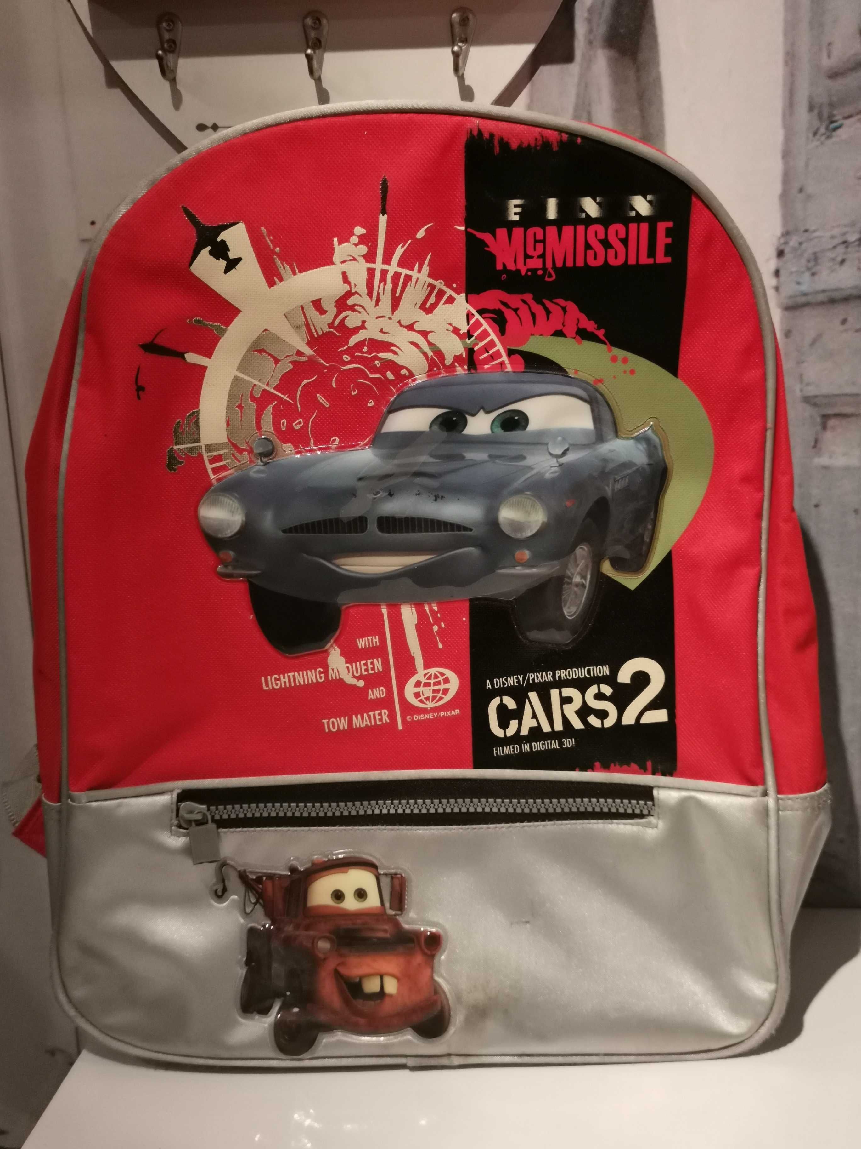 Duży szkolny plecak auta, cars