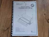 Tabele, katalog Siewnik POZNANIAK 550/3 i 550/3D tabela, instrukcja