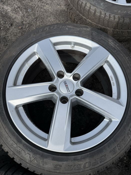 Komplet kół zimowych 5x112 17x7,5j et29 Audi Vw Skoda 225/50/17 Dunlop