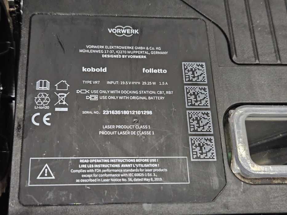 Robot sprzątający Kobold VR7 Premium ze stacją dokującą RB7