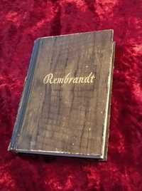Niemiecka książka  1934r "Rembrandt" Meta Scheele retro vintage antyk