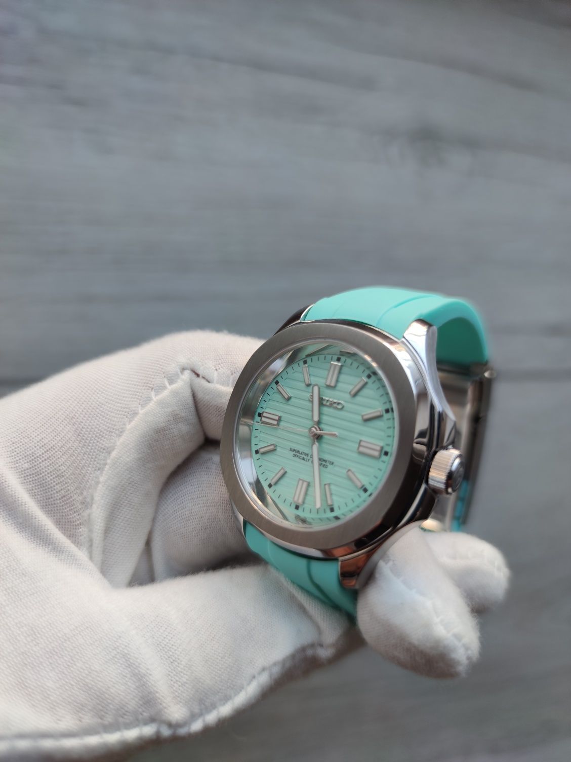 Seiko MOD Aquanaut Tiffany Blue