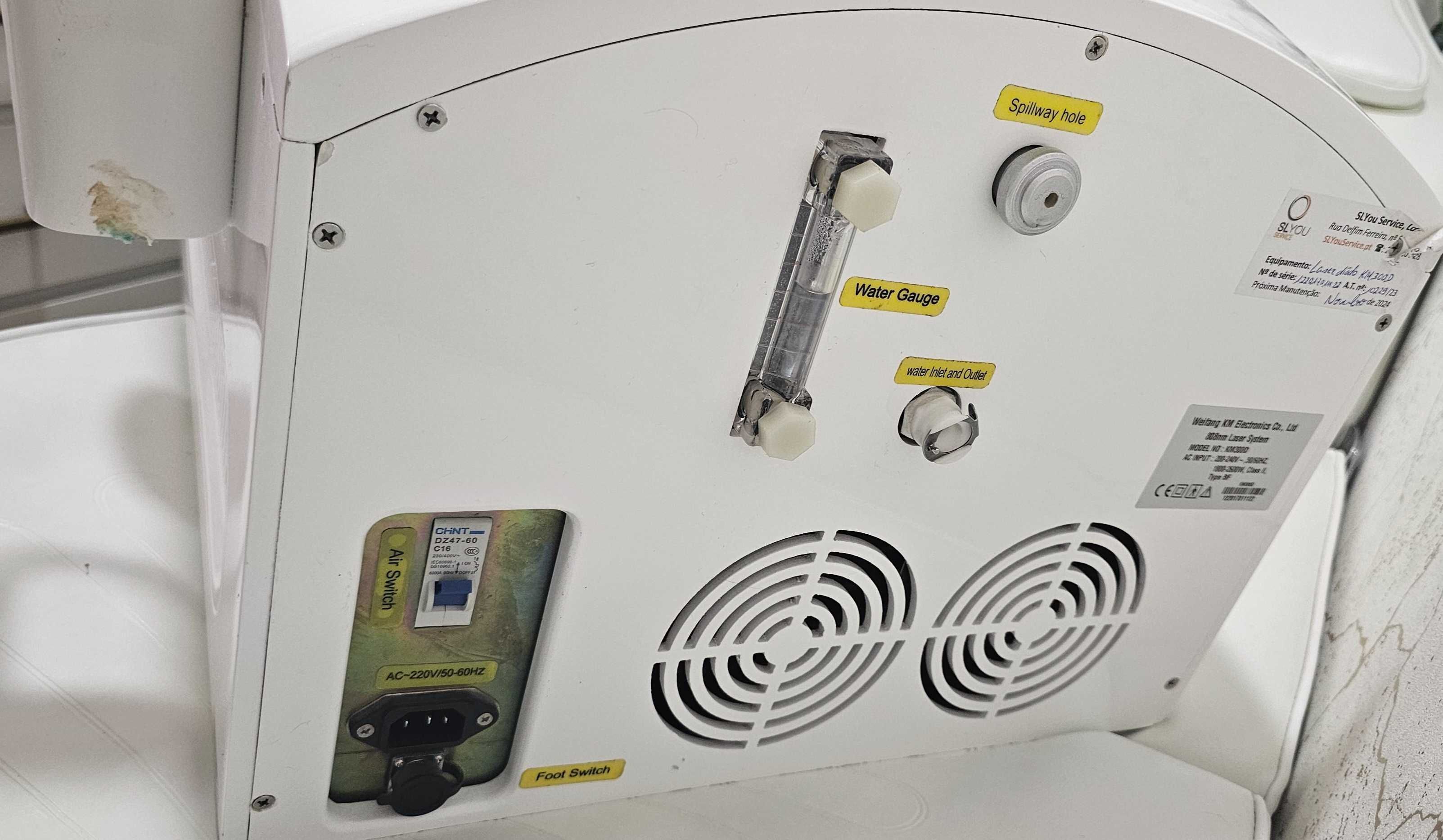 Máquina Laser diodo 808nm USADA
