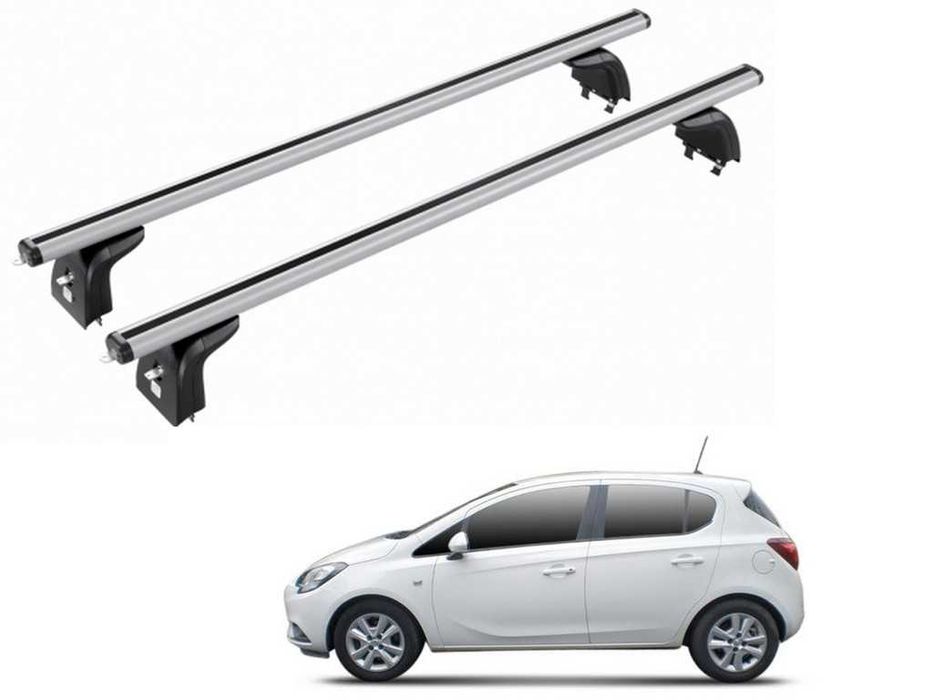 Bagażnik Dachowy OPEL CORSA E HB 2015 do 2019 bazowy belki reling dach
