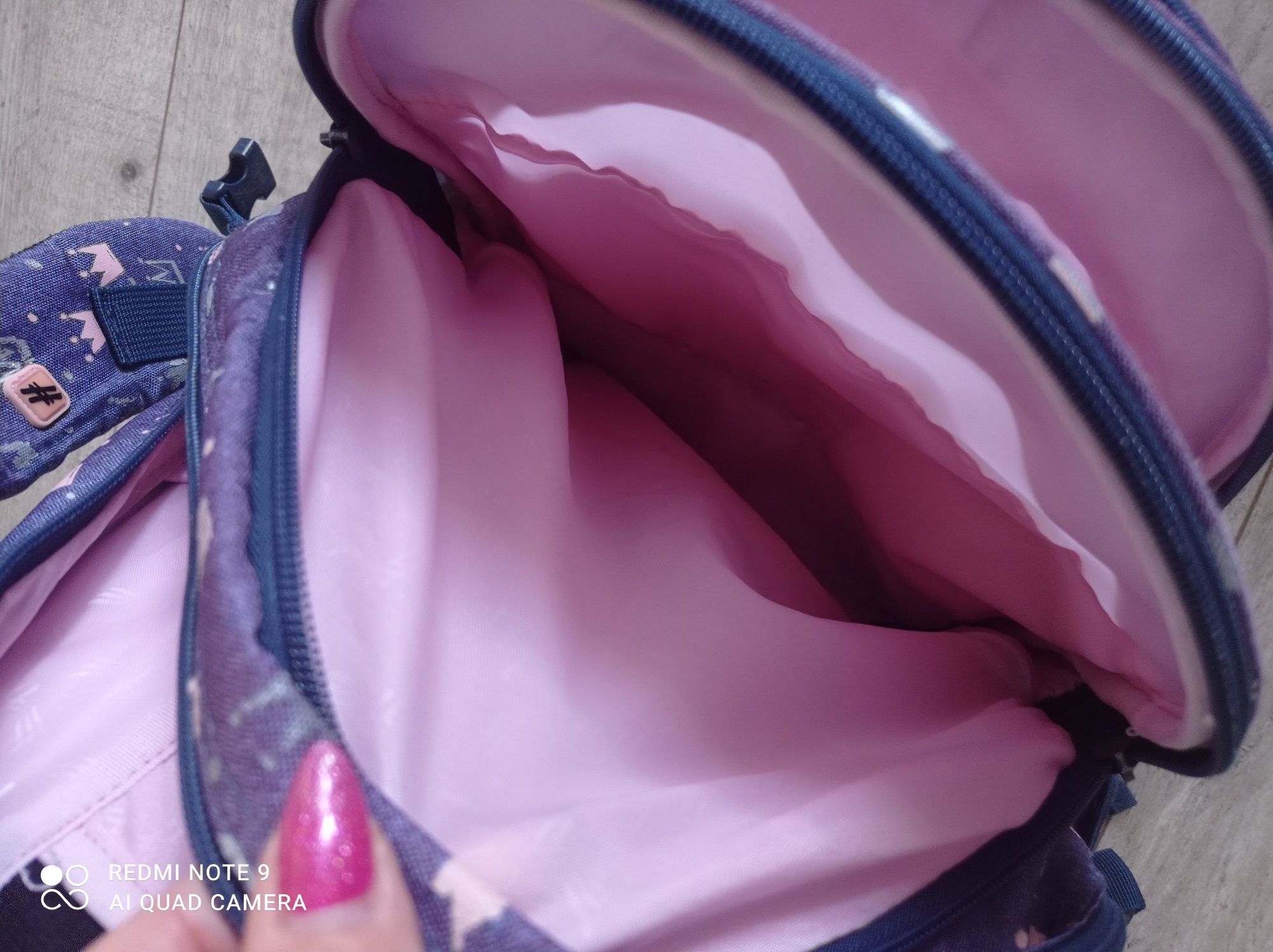 Plecak szkolny dla dziewczynki Hash plus dodatki