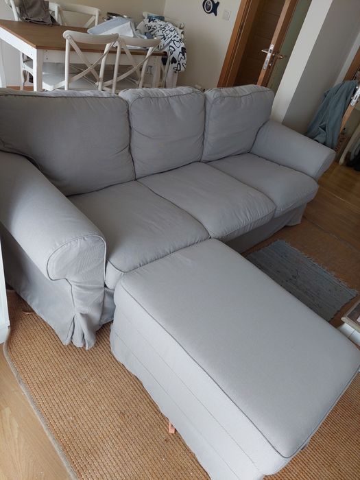 Sofá IKEA 3 lugares + chaise long