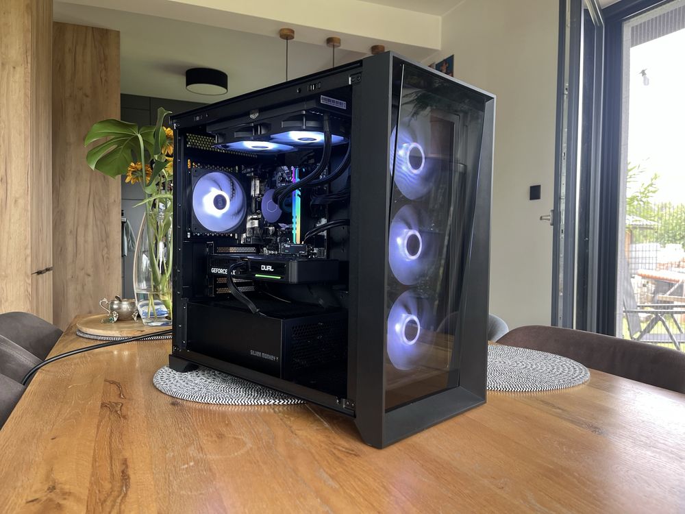 Komputer Gamingowy RTX 3060ti Ryzen 5 5600 SSD 512GB 16GB RAM wodne