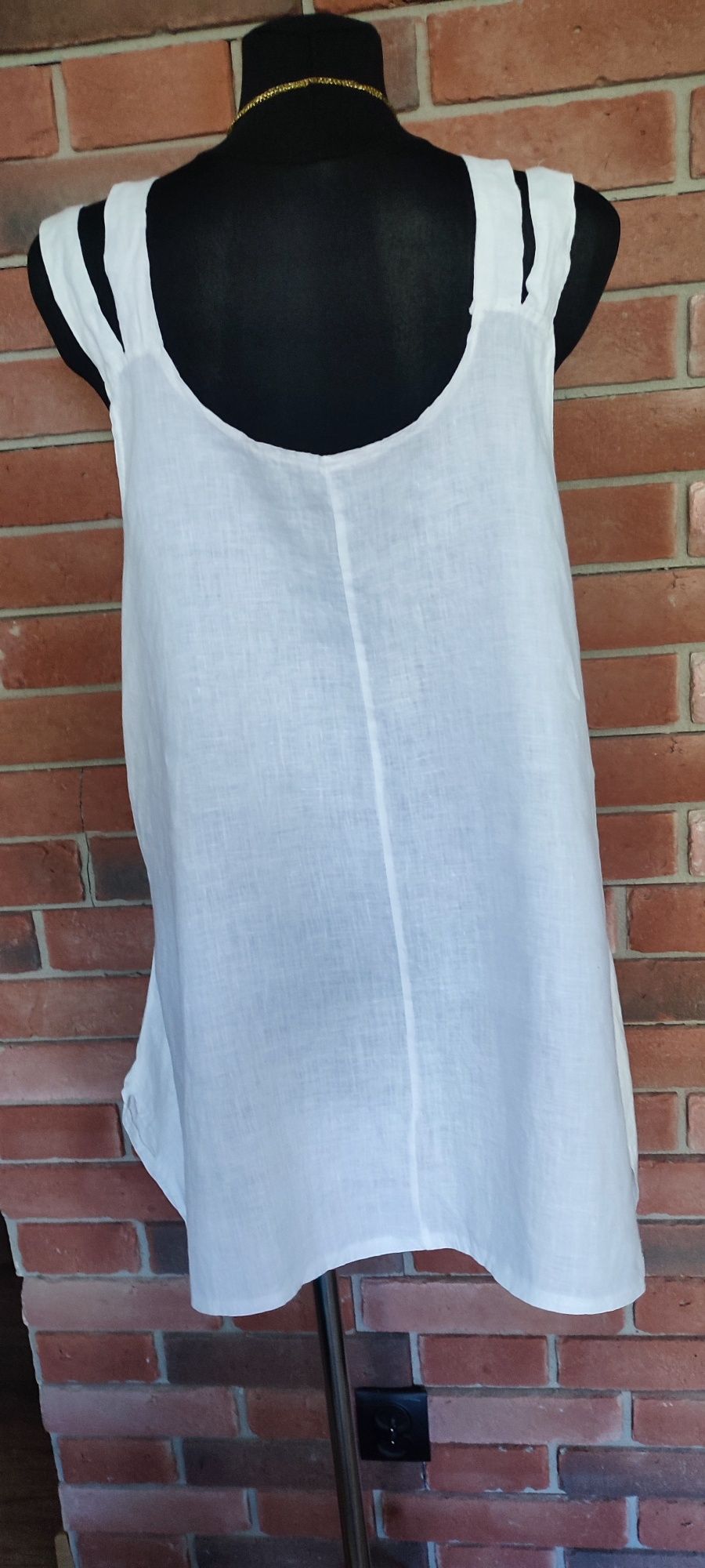 Damska bluzka 100% len roz Xl / XXL
