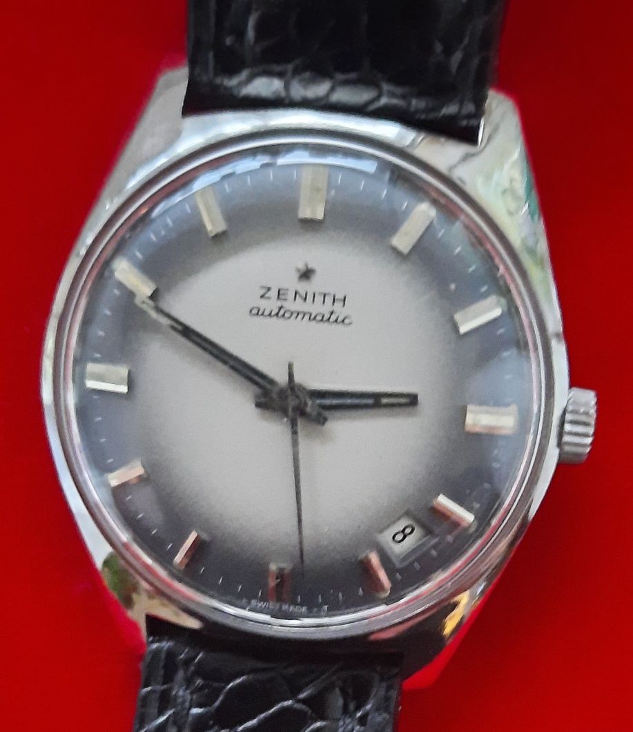 Zenith w automacie 23 kamienie, Orginalny stan.35,3 mm.