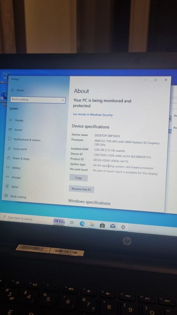 Ноутбук HP 255 G5