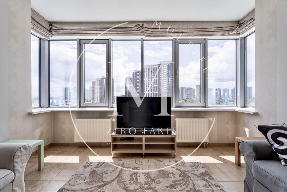 Оренда 2-кімнатної 62м у ЖК RiverStone Дніпровська наб. 14. Генератор!