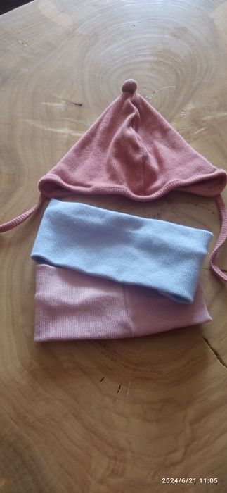 Czapeczka Zara + 2 opaski na głowę dla niemowlaka