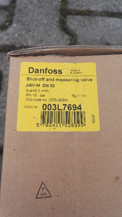 Zawór odcinający Danfoss ASV-M DN32