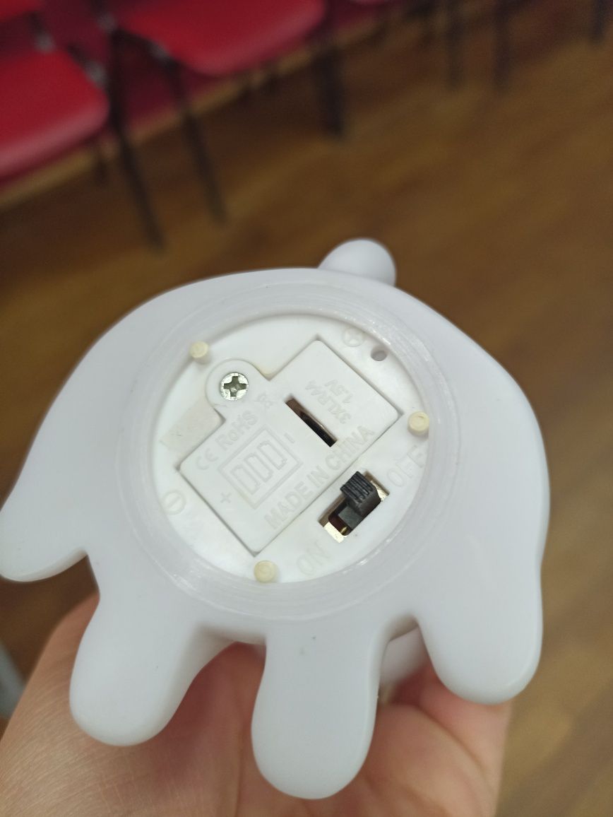 Lampka kotek kot na baterie