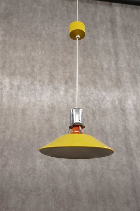 Lampa wisząca Drupol Czechosłowacja lata 70te vintage