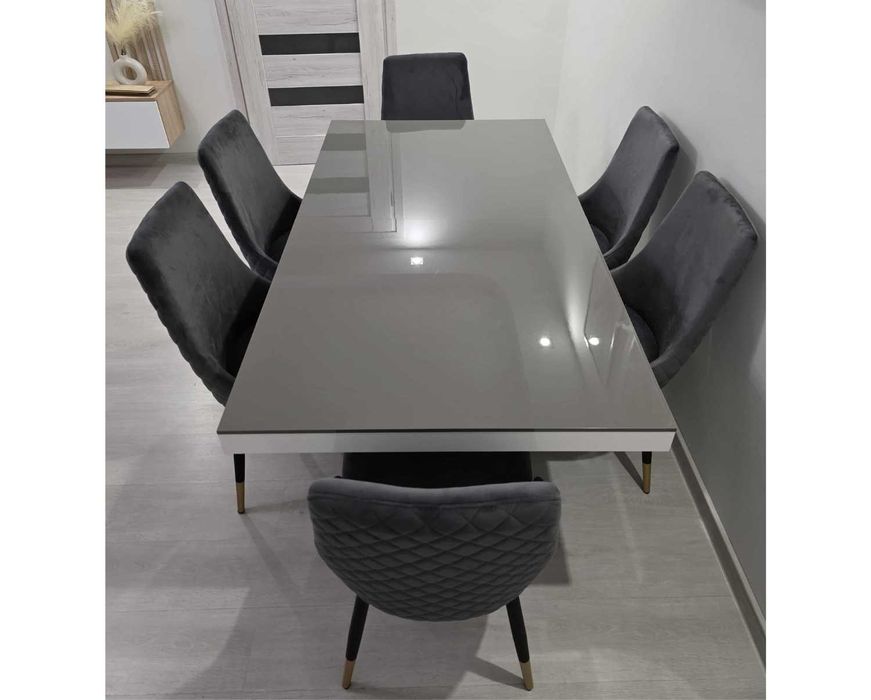 Stół rozkładany Xenon Lux 160–256 cm, STAN IDEALNY + GRATIS NOWY BLAT!