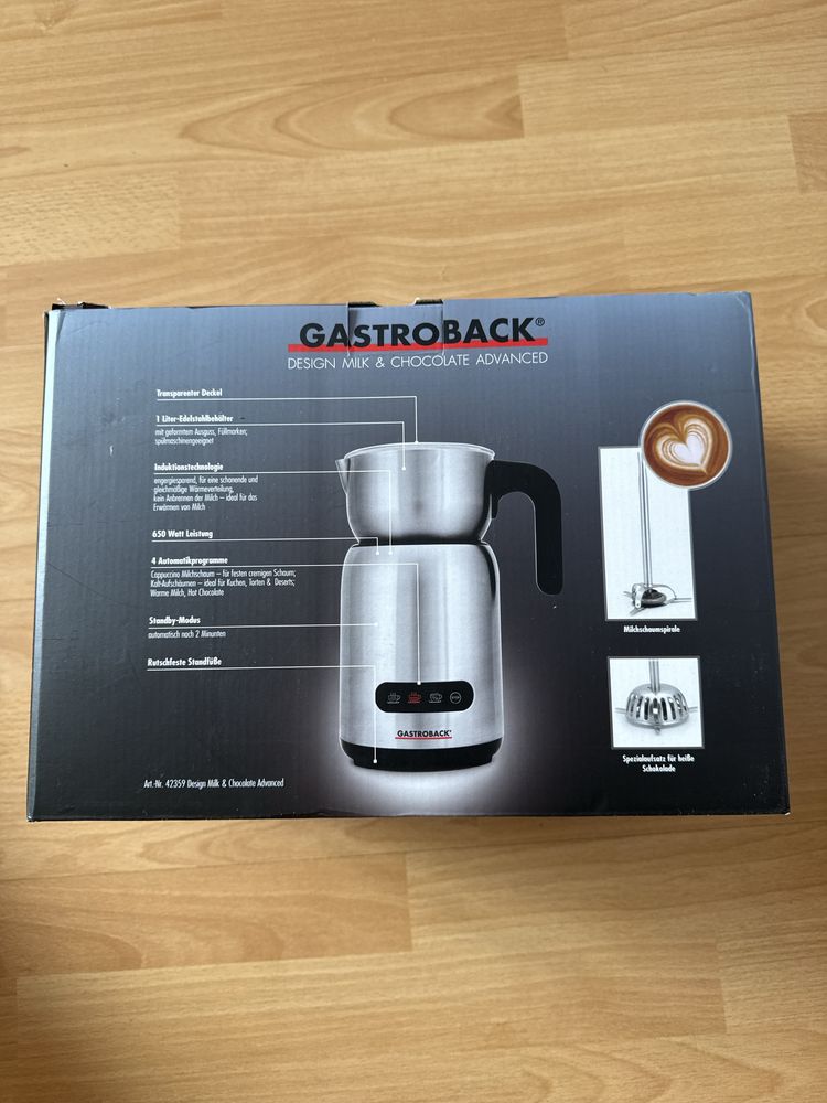 GastroBack Profesionalny Spieniacz do mleka NOWY