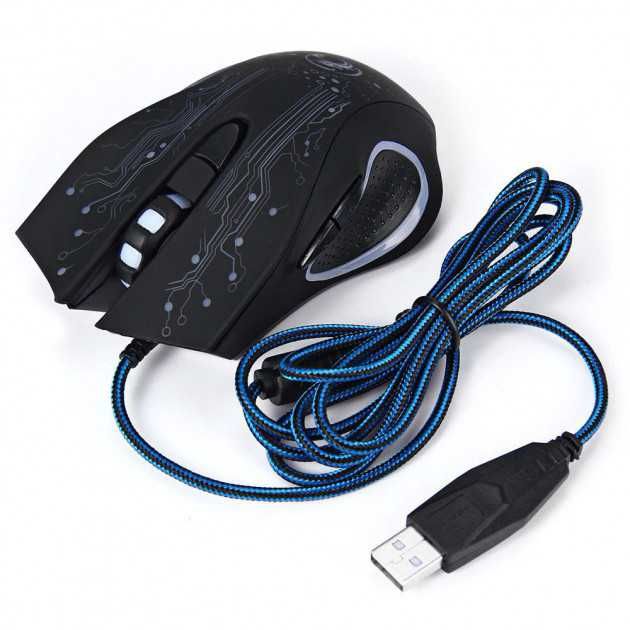 Игровая мышь Imice X9 USB 2400DPI LED Черная