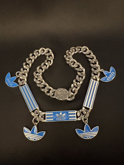 Łańcuszek Gucci Adidas vintage lata 80 nowy zakupiono w USA