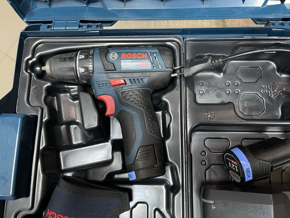 Bosch GSR 12V-15 L-Boxx / акумуляторний шуруповерт Бош 12V