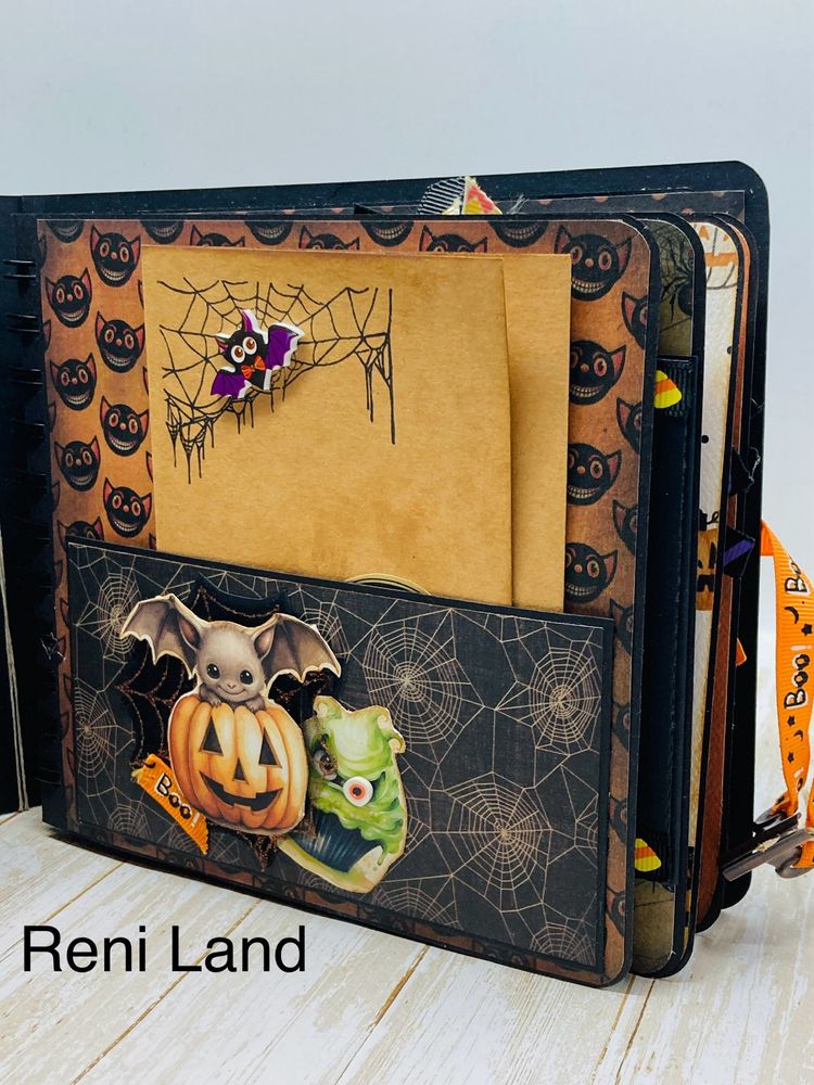 Album hallowen scrapbooking