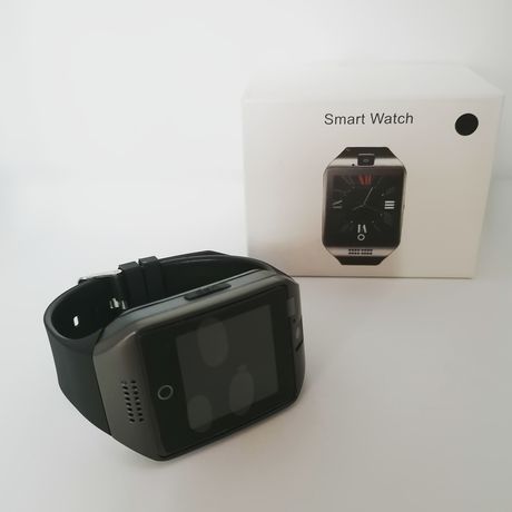 Smartwatch preto (faz chamadas)