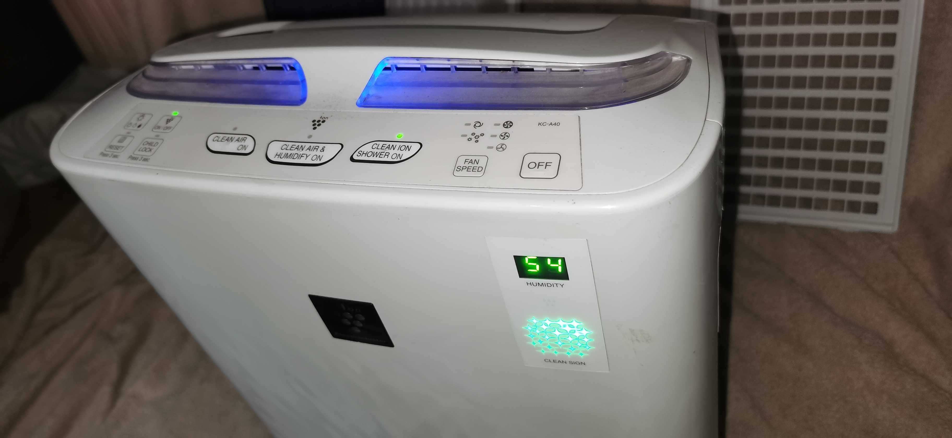 Sharp KC-A40EU oczyszczacz powietrza nawilżacz jonizator oczysz pleśni
