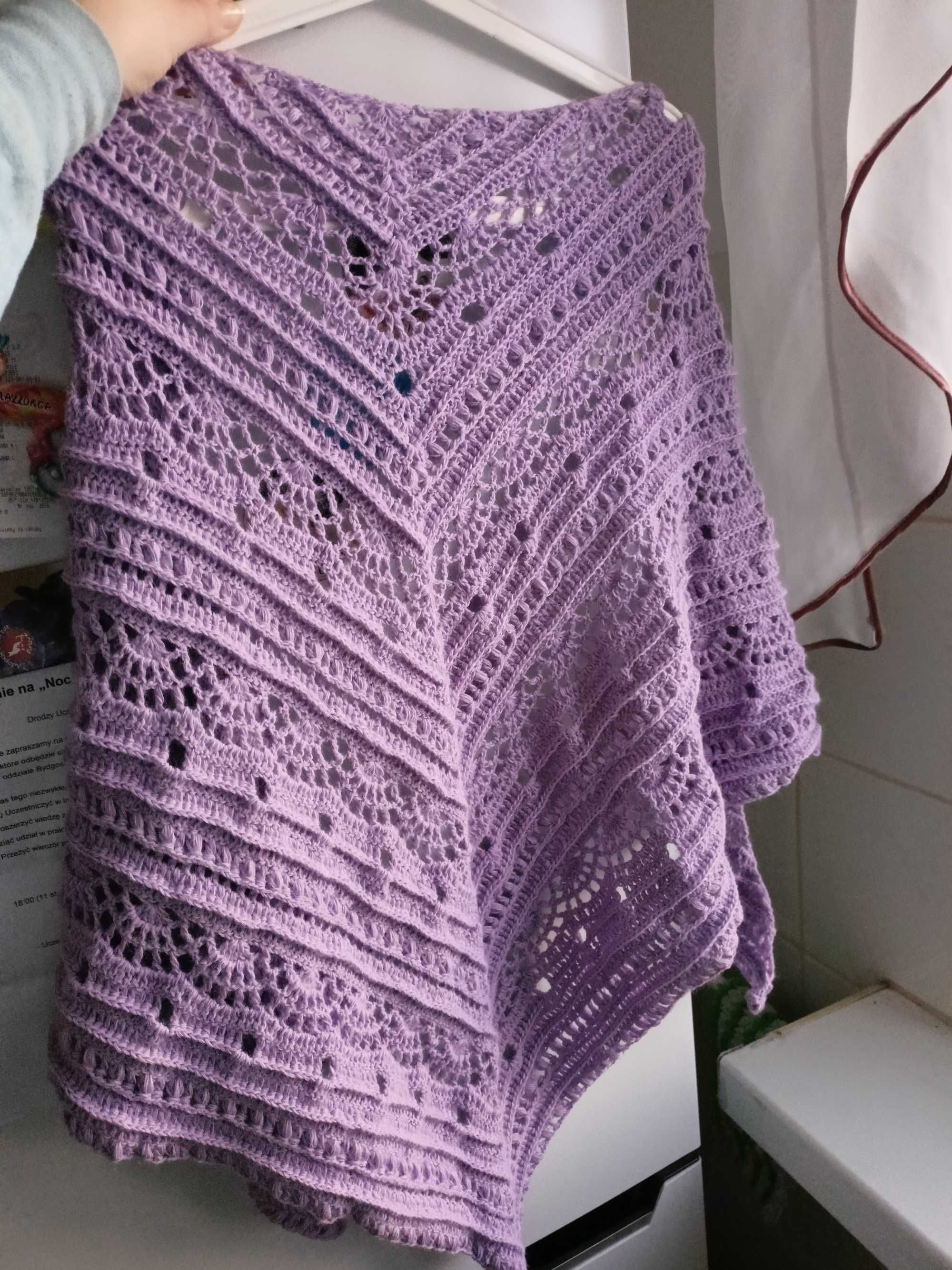 Chusta ręcznie robiona na szydełku handmade