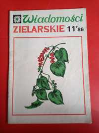 Wiadomości zielarskie nr 11/1986, listopad 1986