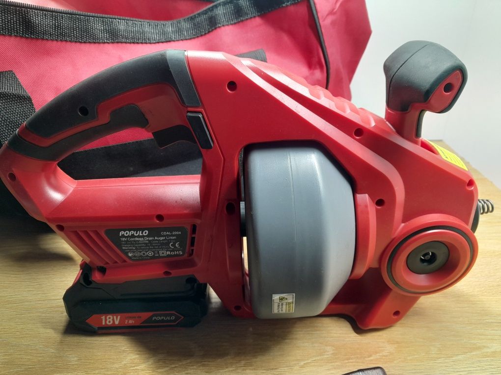 Bezprzewodowa spirala sprężyna hydrauliczna 18v populo 7,6m