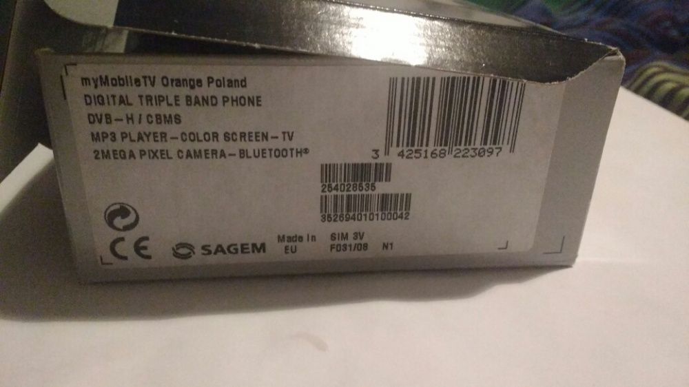 Sagem my750c, unikat, tv w telefonie (DVBT), DVB-H, do kolekcji!