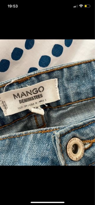Spodnie jeans dżinsy Mango mum fit boyfriend